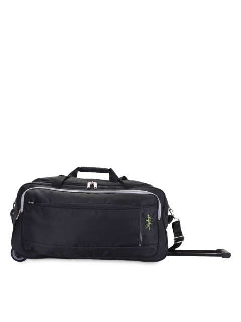 

Skybags Unisex Black Small Trolley Duffel Bag