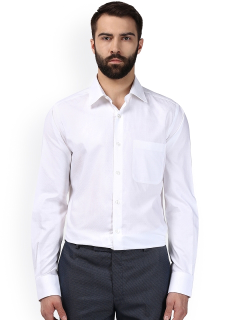 

Raymond Men White Smart Slim Fit Solid Formal Shirt