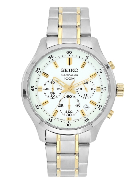 

SEIKO Men White Chronograph Analogue Watch SKS589P1