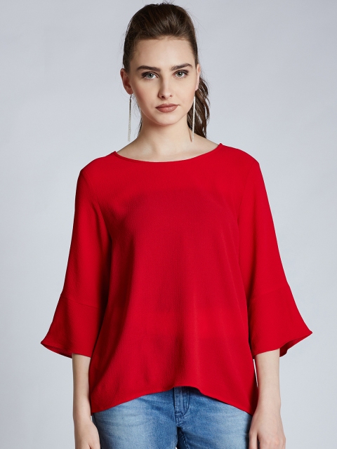 

Harpa Women Red Solid Top