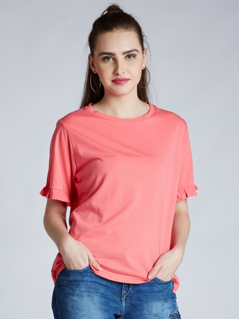 

Harpa Women Pink Solid Top