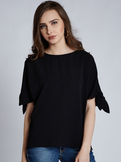 

Harpa Women Black Solid Top