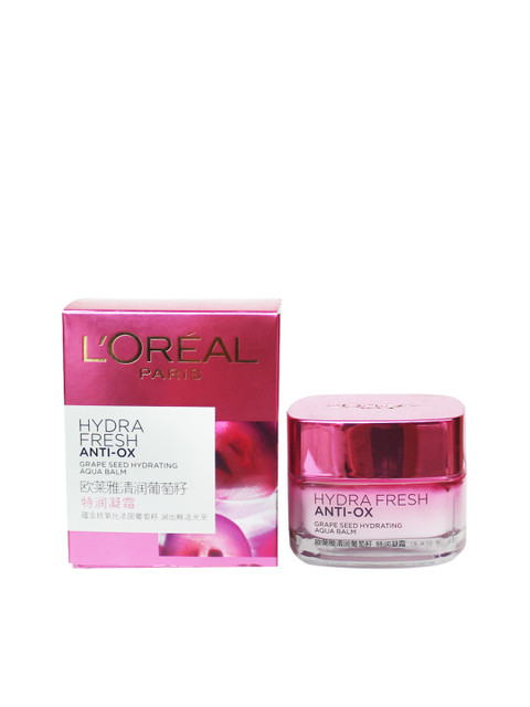 

LOreal Paris Hydra Fresh Anti-Ox Grape Seed Hydrating Aqua Balm 50ml, Pink