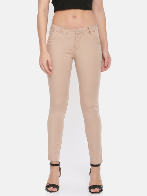 

Kraus Jeans Women Beige Skinny Fit Solid Chinos