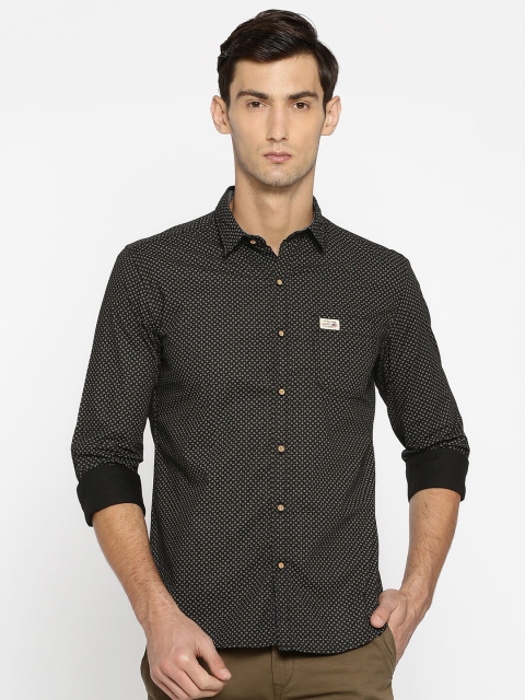 

U.S. Polo Assn. Denim Co. Men Black Printed Casual Shirt