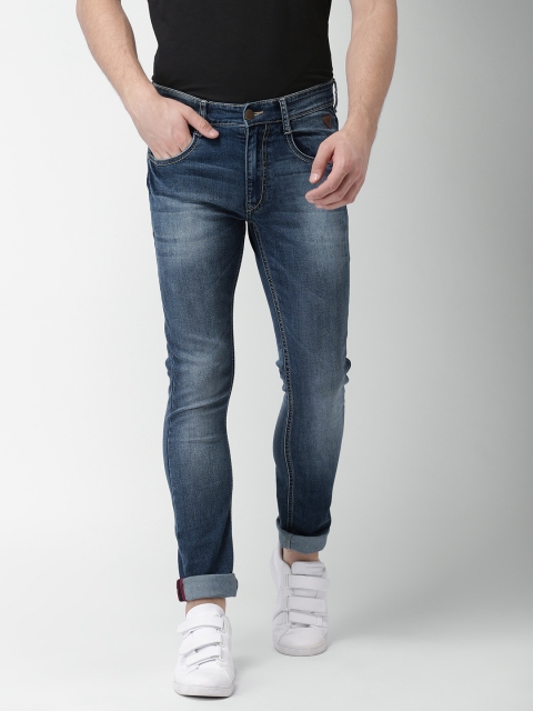 

Harvard Men Blue Skinny Fit Mid-Rise Clean Look Stretchable Jeans