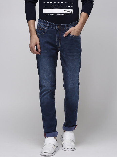 

Ecko Unltd Men Blue Super Slim Fit Mid-Rise Clean Look Stretchable Jeans