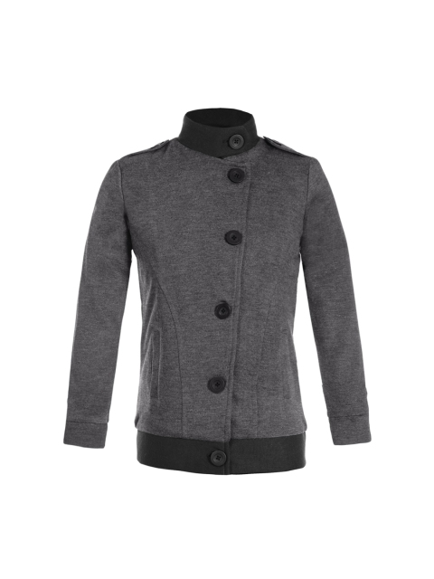 

naughty ninos Boys Grey Solid Sweatshirt