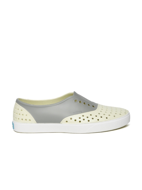 

native shoes Unisex Grey & Off-White Miller Slip-On Sneakers