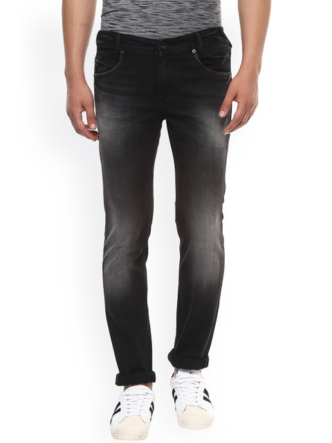 

Mufti Men Black Slim Fit Mid-Rise Clean Look Stretchable Jeans