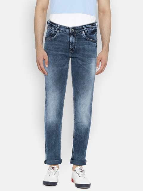 

Mufti Men Blue Slim Fit Mid-Rise Clean Look Stretchable Jeans