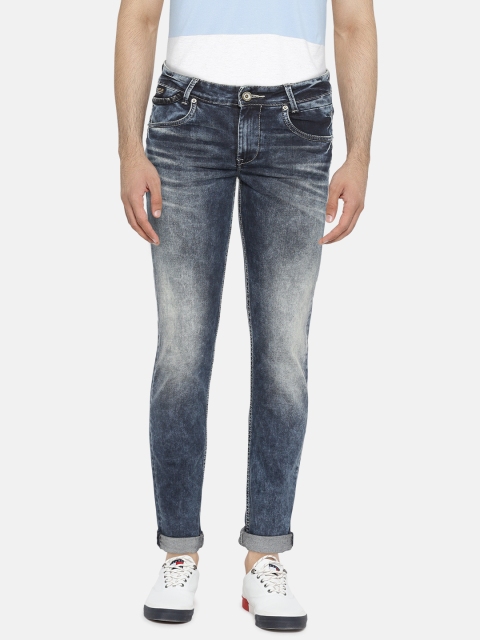 

Mufti Men Blue Skinny Fit Mid-Rise Clean Look Stretchable Jeans