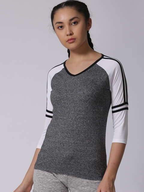

YWC Women Grey Solid Top