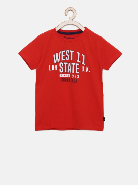

Pepe Jeans Boys Red Printed T-shirt