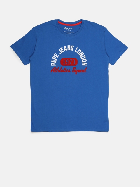 

Pepe Jeans Boys Blue Printed Round Neck T-shirt