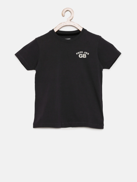 

Pepe Jeans Boys Charcoal Solid Round Neck T-shirt