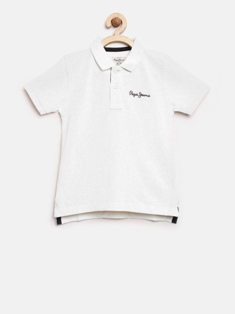 

Pepe Jeans Boys White Printed Polo T-shirt