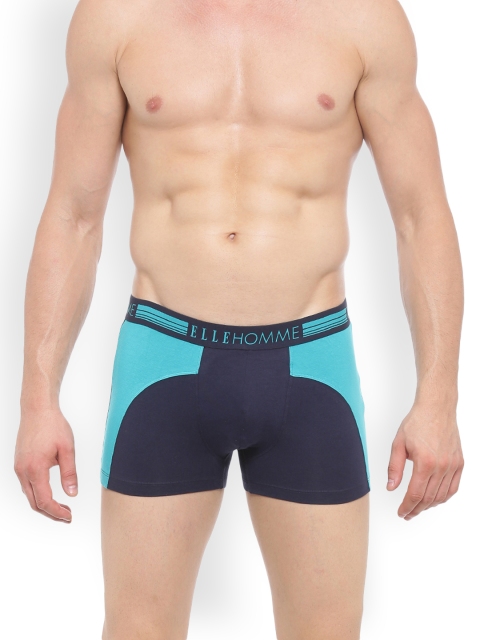 

Elle Homme Blue Colourblocked Trunks FTRK05