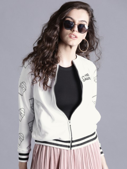 

Kook N Keech Women White Printed Sweatshirt