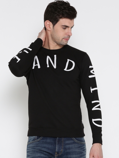 

Kook N Keech Men Black Printed Sweatshirt