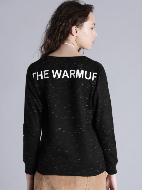 

Kook N Keech Women Black Printed Sweatshirt