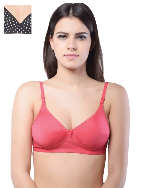 

Lady Lyka Pack of 2 T-shirt Bras, Coral