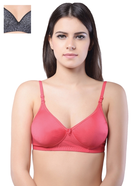

Lady Lyka Pack of 2 T-shirt Bras, Coral