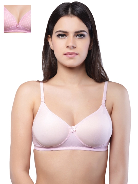 

Lady Lyka Pack of 2 T-shirt Bras, Pink