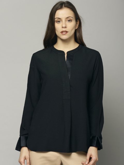

Marks & Spencer Women Black Solid Top