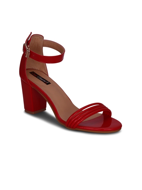 

Get Glamr Women Red Solid Block Heels