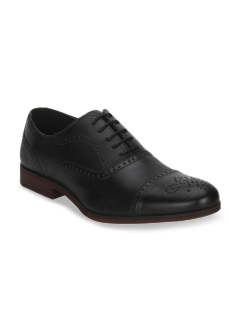 

Red Tape Men Black Leather Brogues