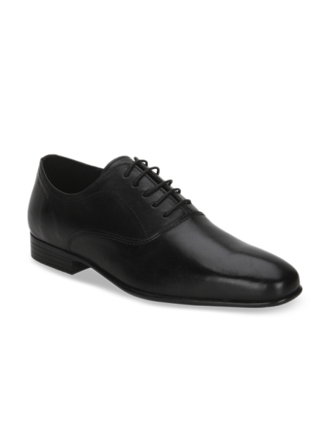 

Red Tape Men Black Leather Formal Shoes