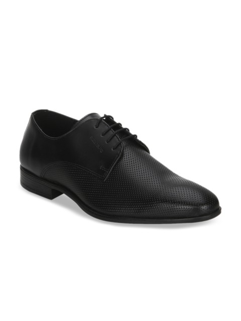

Red Tape Men Black Leather Formal Shoes