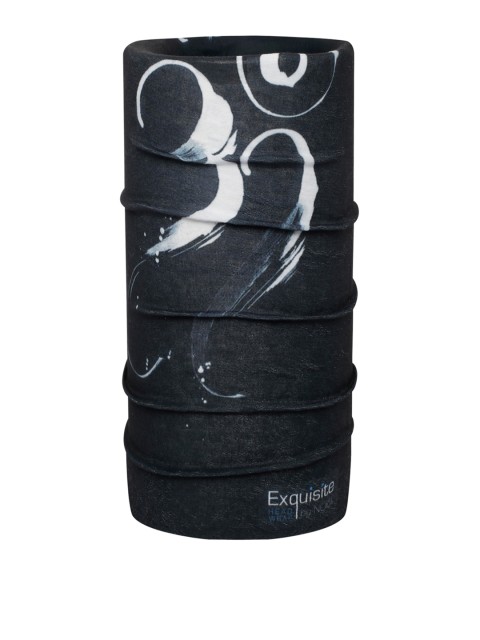 

NOISE Unisex Black Printed Headwear