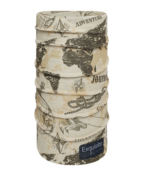 

NOISE Unisex Beige Printed Headwear