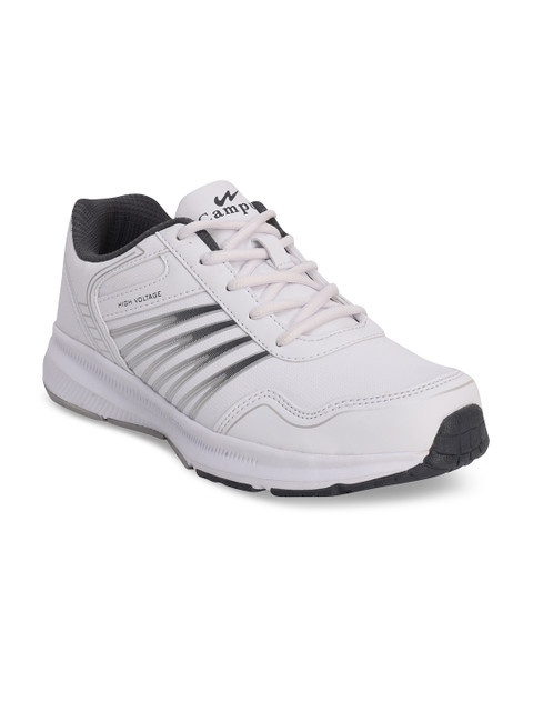 

Campus Men Spike White & Grey Running Shoes