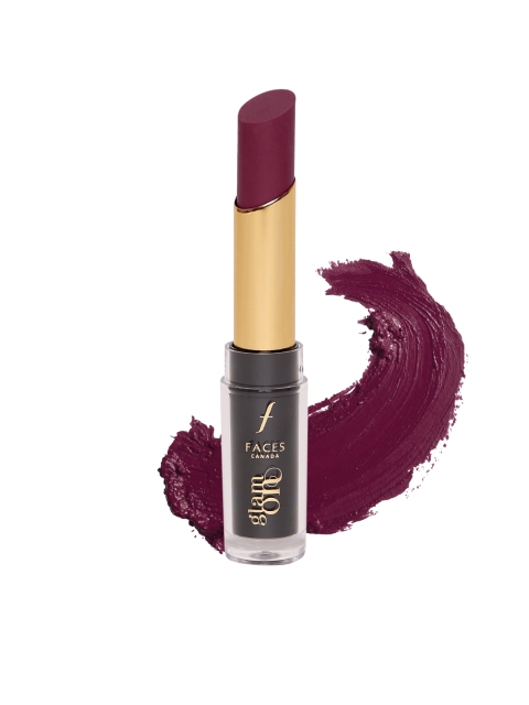 

FACES CANADA Glam On Black Currant Velvet Matte Lipstick 08, Purple