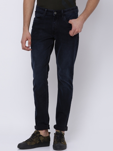 

LOCOMOTIVE Men Blue Skinny Fit Mid-Rise Clean Look Stretchable Jeans