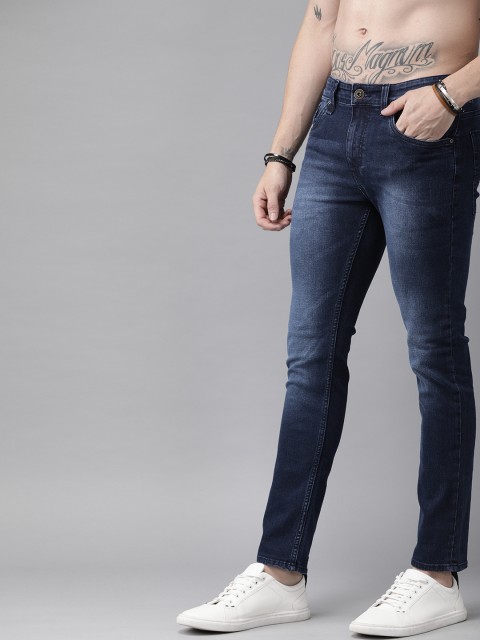 

Roadster Men Blue Skinny Fit Mid-Rise Clean Look Stretchable Jeans