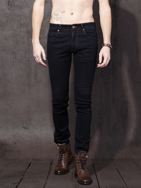 

Roadster Men Blue Skinny Fit Mid-Rise Clean Look Premium Stretchable Jeans