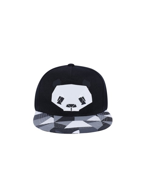 

NOISE Unisex Black Printed Snapback Cap