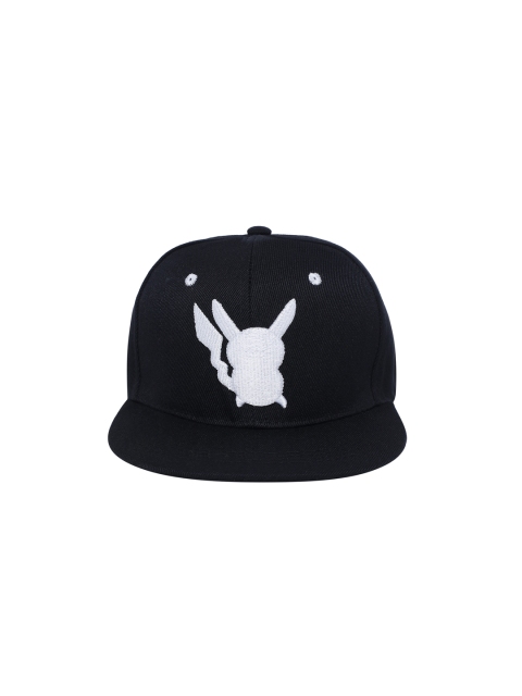 

NOISE Unisex Black Printed Snapback Cap