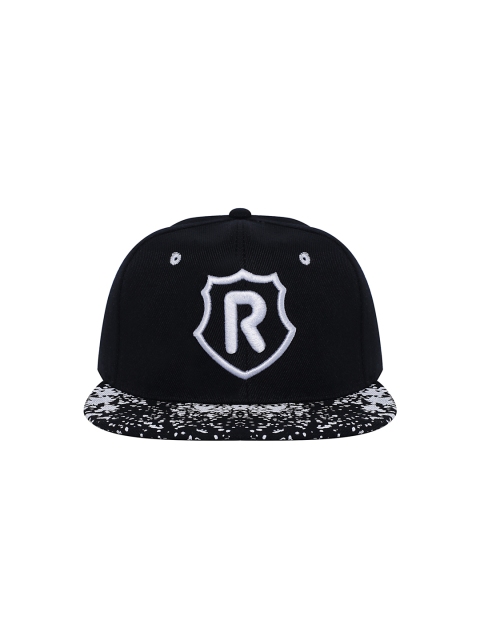 

NOISE Unisex Black Printed Snapback Cap