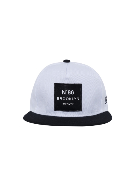 

NOISE Unisex White Printed Snapback Cap