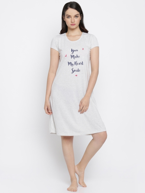 

Sweet Dreams Women Off-White Nightdress