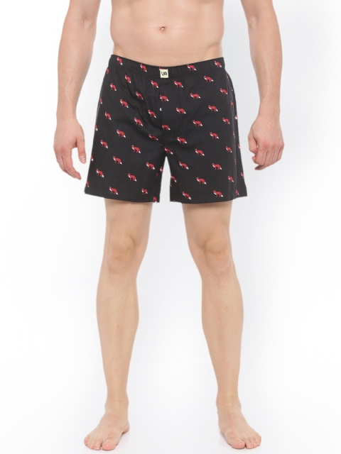 

Urban Dog Men Black Printed Boxers UDBX72