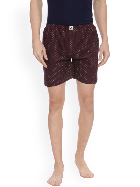 

Urban Dog Brown Printed Boxers UDBX55