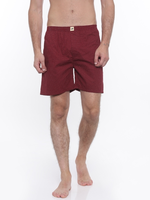 

Urban Dog Men Red Printed Boxers UDBX82