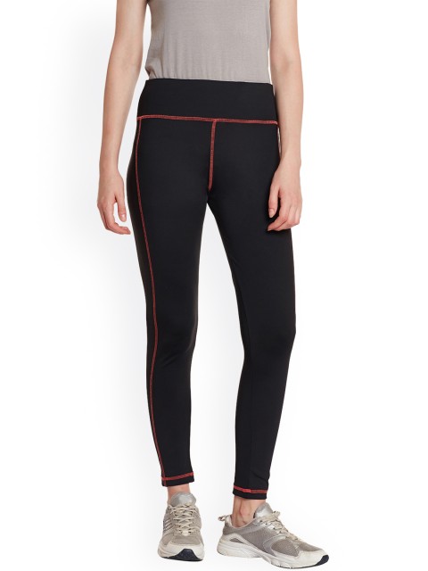 

Claura Black Printed Tights