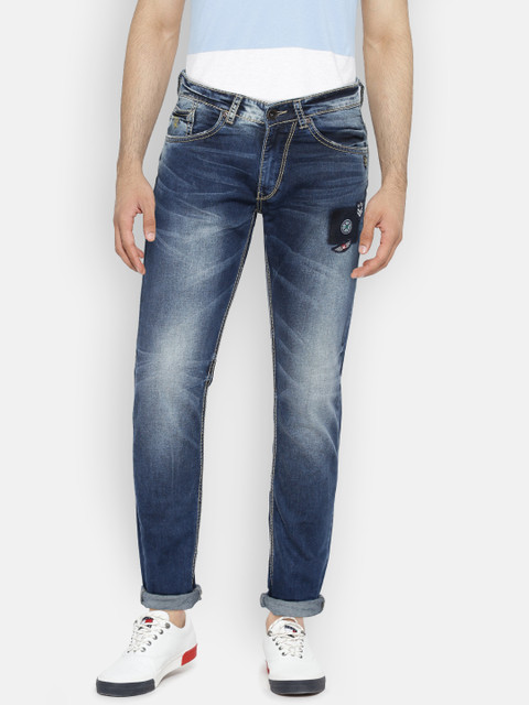 

SPYKAR Men Blue Skinny Fit Low-Rise Clean Look Jeans